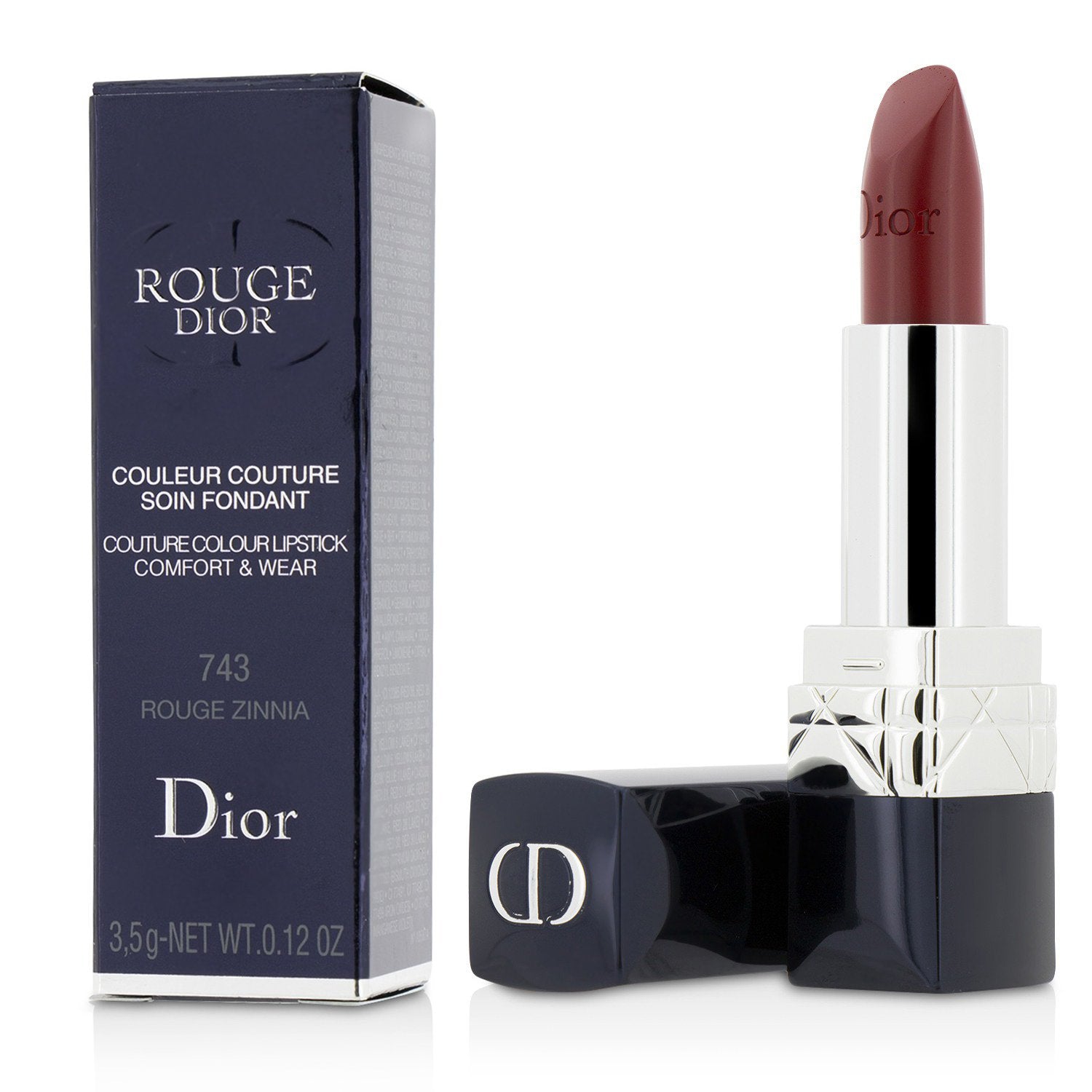 Christian Dior/クリスチャン ディオール+ルージュ ディオール クチュール カラー+3.5g/0.12oz+# 743 Rouge Zinnia ブランドコスメ